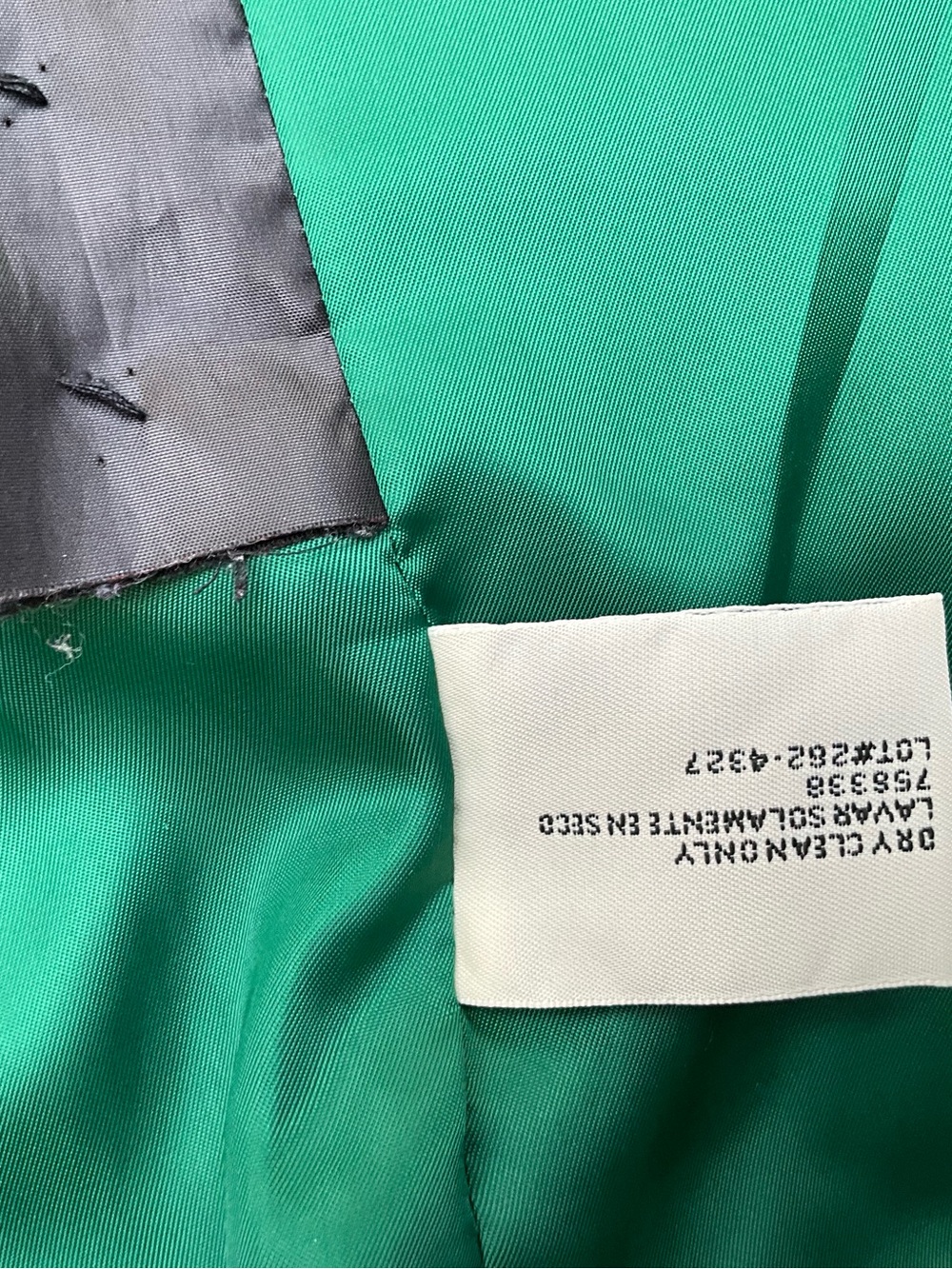 St. John's Bay Green Wool Cashmere Blend Peacoat Double Breasted XL - Picture 11 of 12